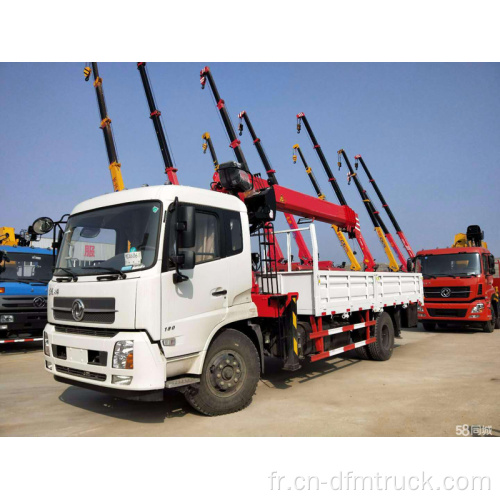 Prix ​​bon marché 3 tonnes grue montée sur camion 4x2